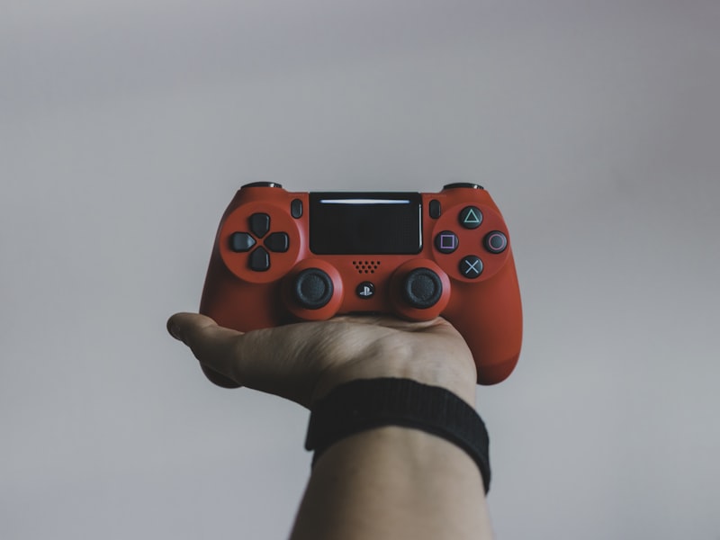 A strategy map and controller on a desk